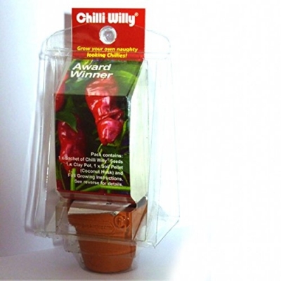 chilli willy  single pot greenhouse solo kit peter pepper chilli